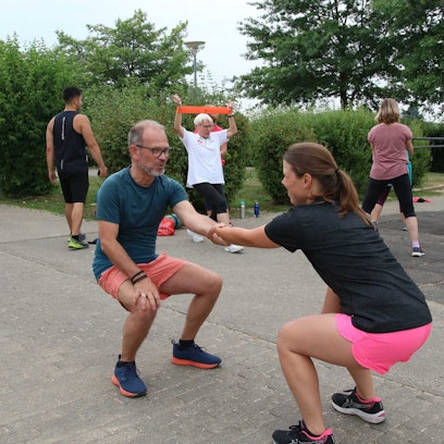 Andrea Milz bei Sportout TuS Oberpleis