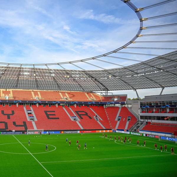 BayArena Stadium in Leverkusen