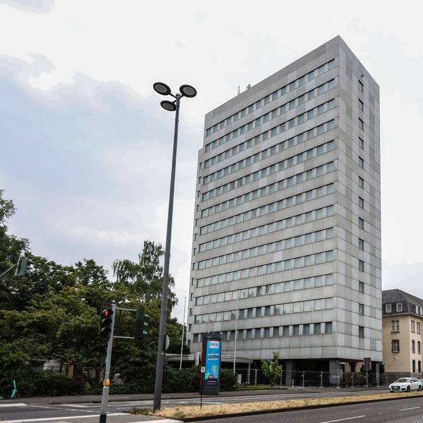 Der Blick auf die frühere Oberfinanzdirektion samt Generalzollinspektion.