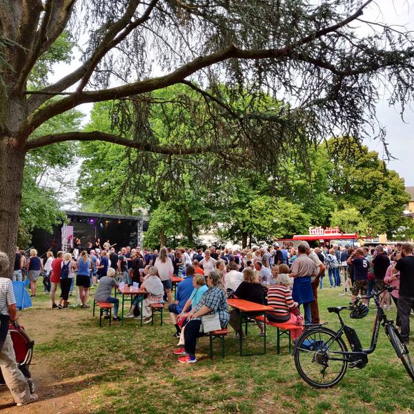 Familientaugliches Open-Air-Konzert im Stadtpark: Zum Auftakt der neuen „Livelingen“-Saison spielte die Band „See You“.
