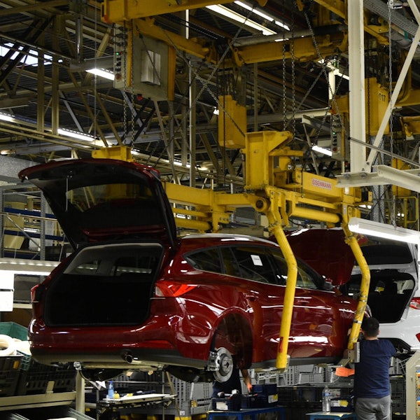 Das Fordwerk in Saarlouis am Freitag (18.1.2019). Ford produziert in Saarlouis den Ford Focus und den C-Max. *** Ford plant in Saarlouis on Friday 18 1 2019 Ford produces Ford Focus and C Max in Saarlouis