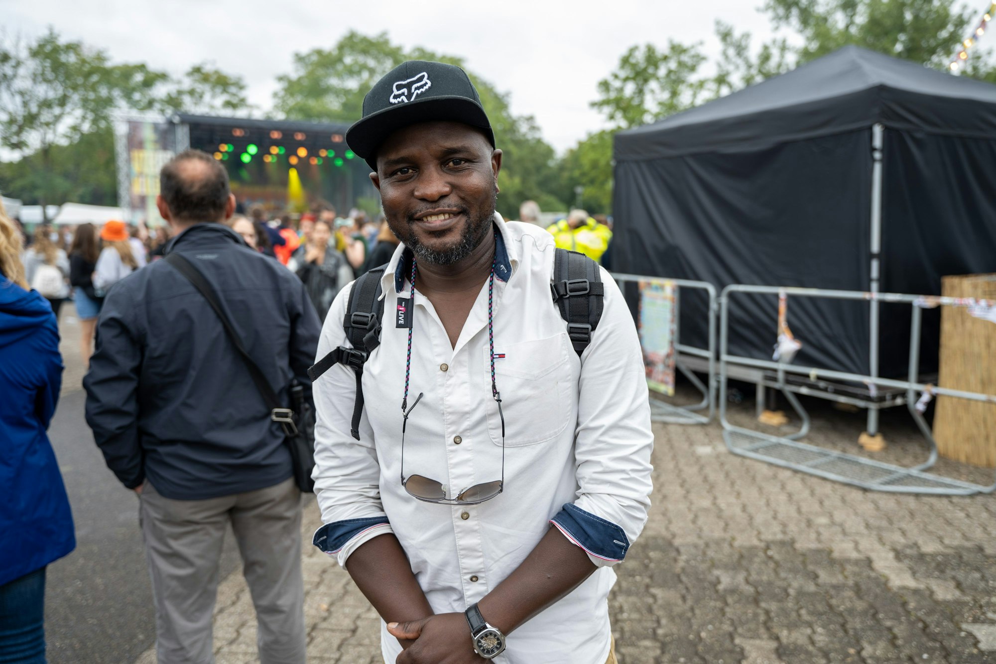 David Ogoe war schon sehr oft beim Summerjam, mehr als 20 Mal auf jeden Fall, meint er.