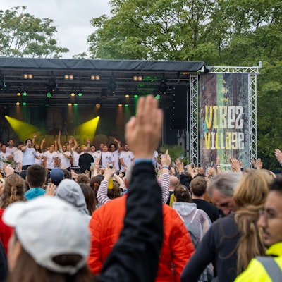 Die Grüngürtelrosen stehen beim Summerjam Festival am Fühlinger See in Köln auf der Bühne.