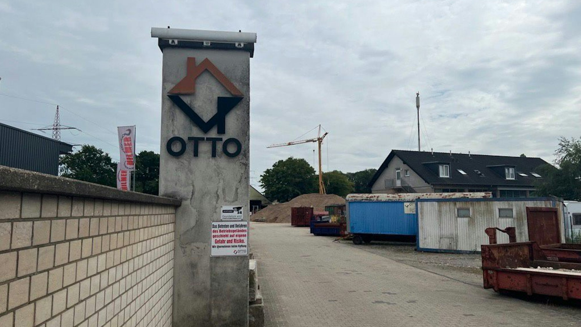 Das Baunternehmen A. Otto und Sohn GmbH in Leverkusen-Manfort.