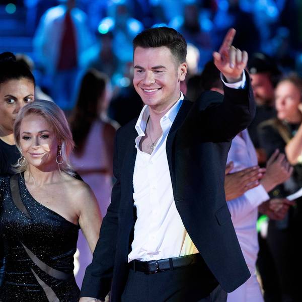 Michelle und Eric Philippi in der ARD/ORF TV-Show „Schlagerbooom Open Air - Die Stadionshow“ in Österreich.