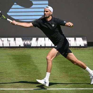 Oscar Otte beim Tennis-Duell.