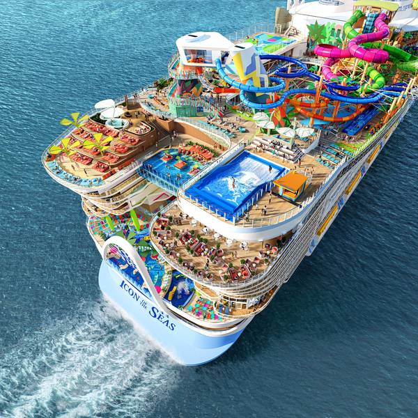 Ein schwimmender Vergnügungspark: die „Icon of the Seas“