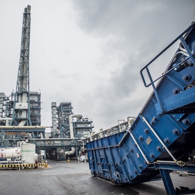 Die Sondermüllverbrennungsanlage von Currenta Leverkusen