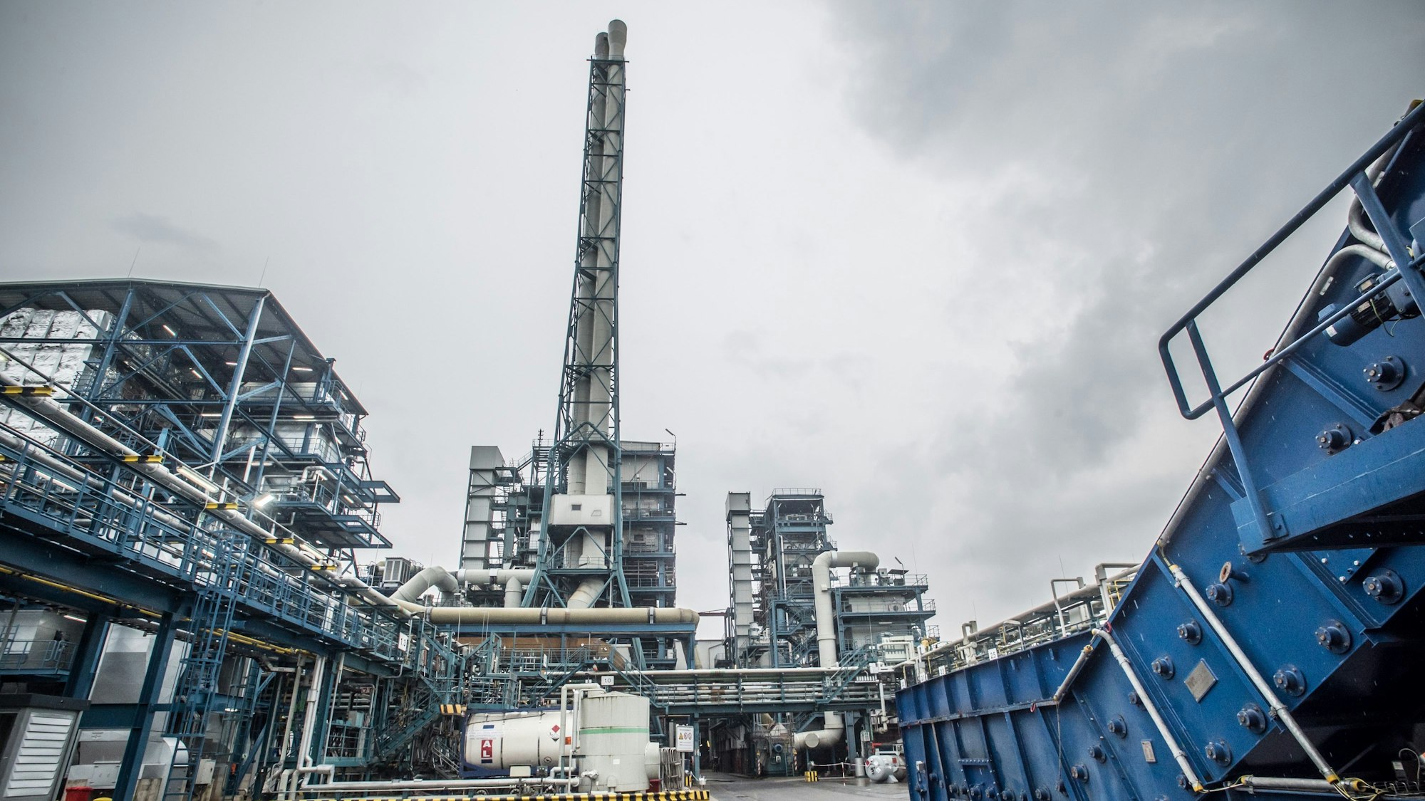 Die Sondermüllverbrennungsanlage von Currenta Leverkusen