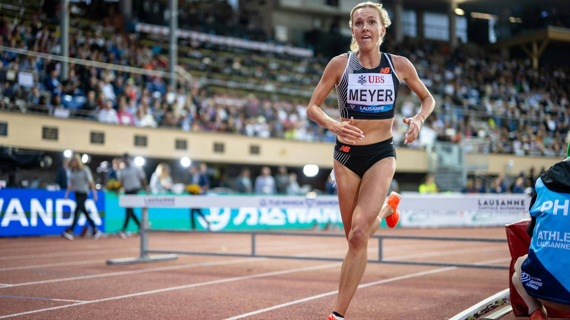 Athletissima Lausanne Lausanne, 30.06.2023 Lea Meyer GER at Athletissima Lausanne in Lausanne, Stade Olympique de la Pontaise, on Friday, 30. June 2023 *** Athletissima Lausanne Lausanne, 30 06 2023 Lea Meyer GER at Athletissima Lausanne in Lausanne, Stade Olympique de la Pontaise, on Friday, 30 June 2023 Copyright: xBEAUTIFULxSPORTS/TobiasxLacknerx