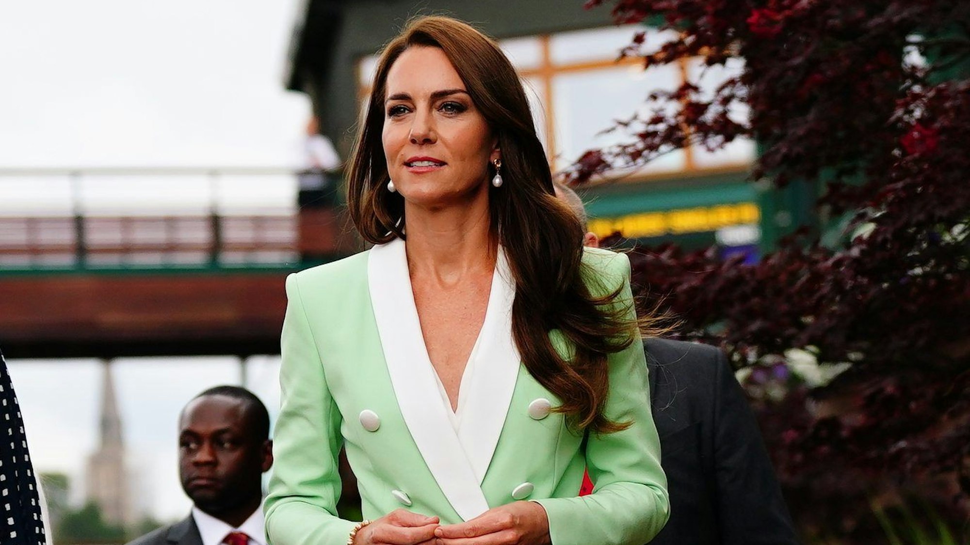 Prinzessin Kate bei ihrem Wimbledon-Auftritt 2023.