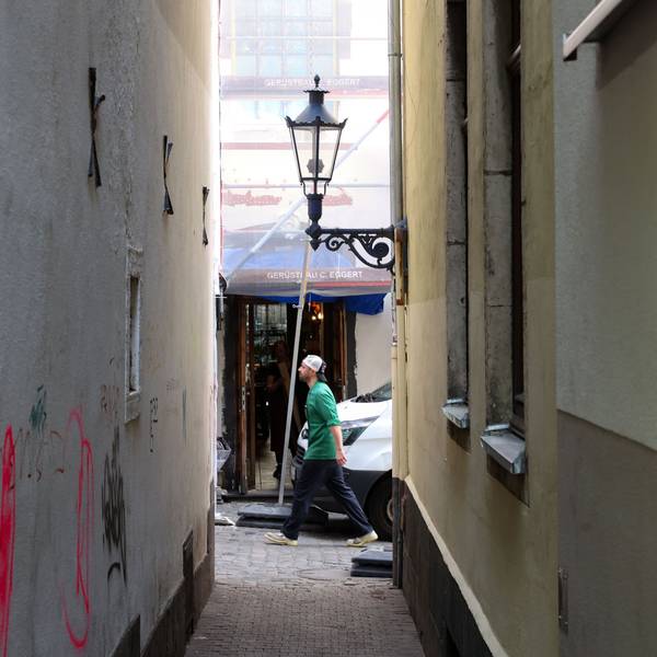 Das Bild zeigt die Tipsgasse in der Altstadt.