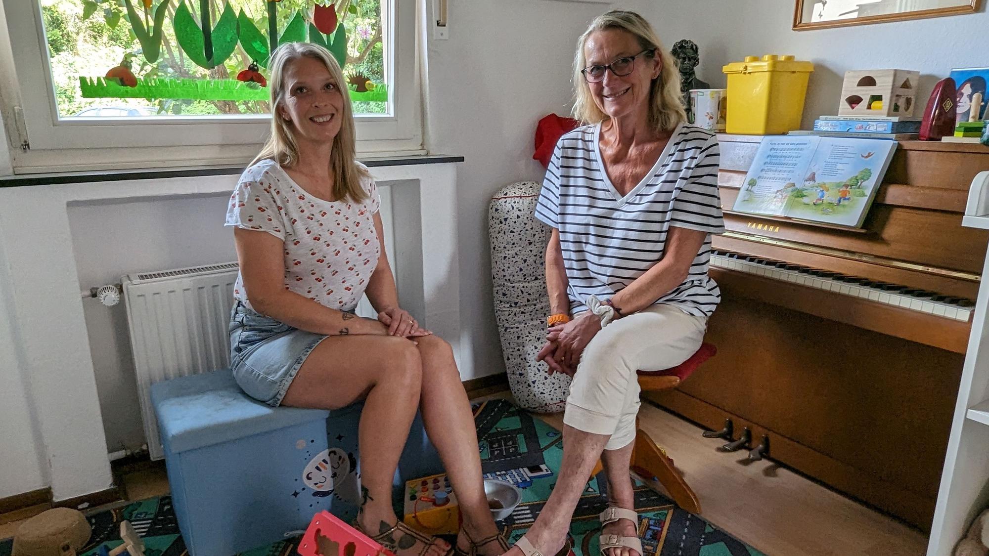Inga Hilbk-Salverius und Monika Otte.