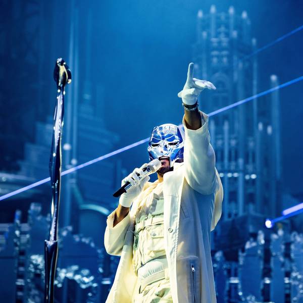 The Weeknd während eines Konzerts seiner aktuellen Tour in Amsterdam. In Düsseldorf waren keine Fotografen zugelassen.