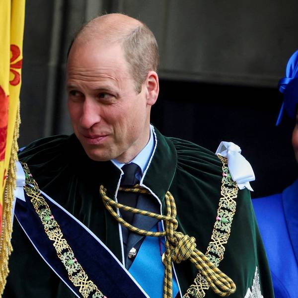 Prinz William und Prinzessin Kate beim Empfang.