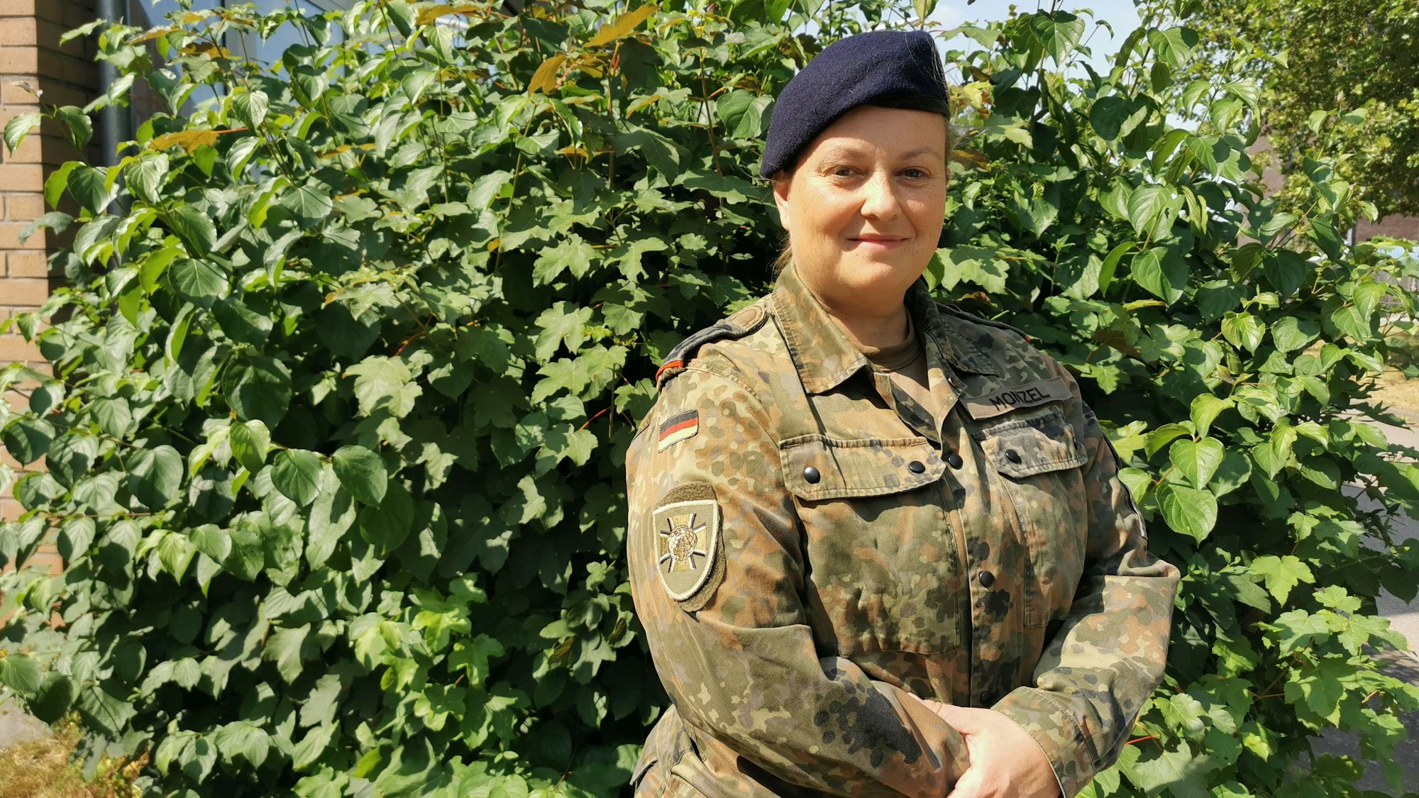 Hauptfeldwebel Jennifer Monzel im Portrait.