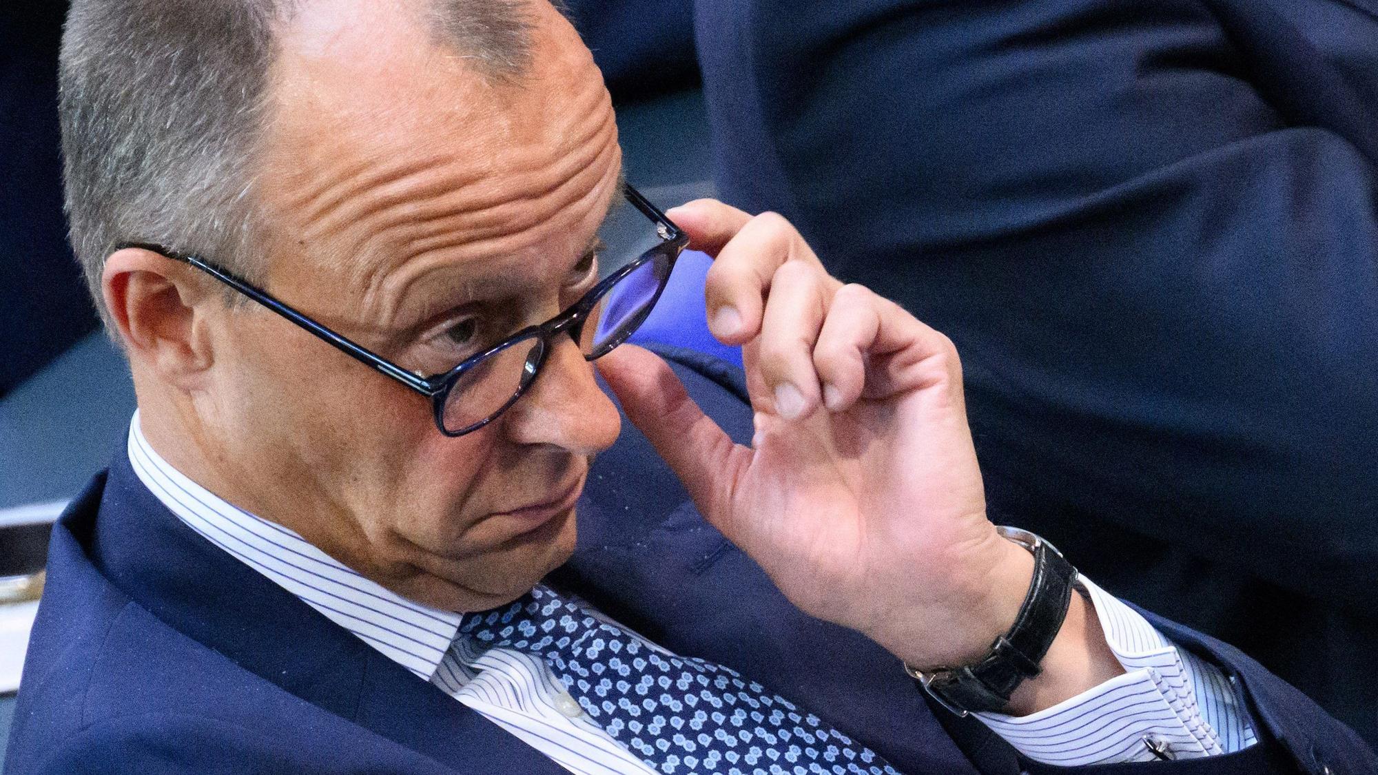 Friedrich Merz, Vorsitzender der CDU/CSU-Bundestagsfraktion.