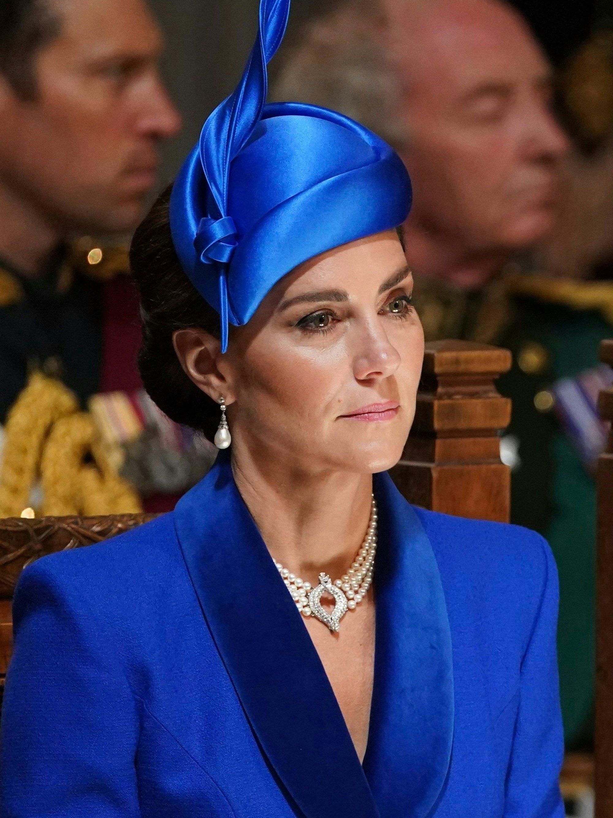 Die Prinzessin von Wales lauscht dem Gottesdienst in der St Giles Cathedral.