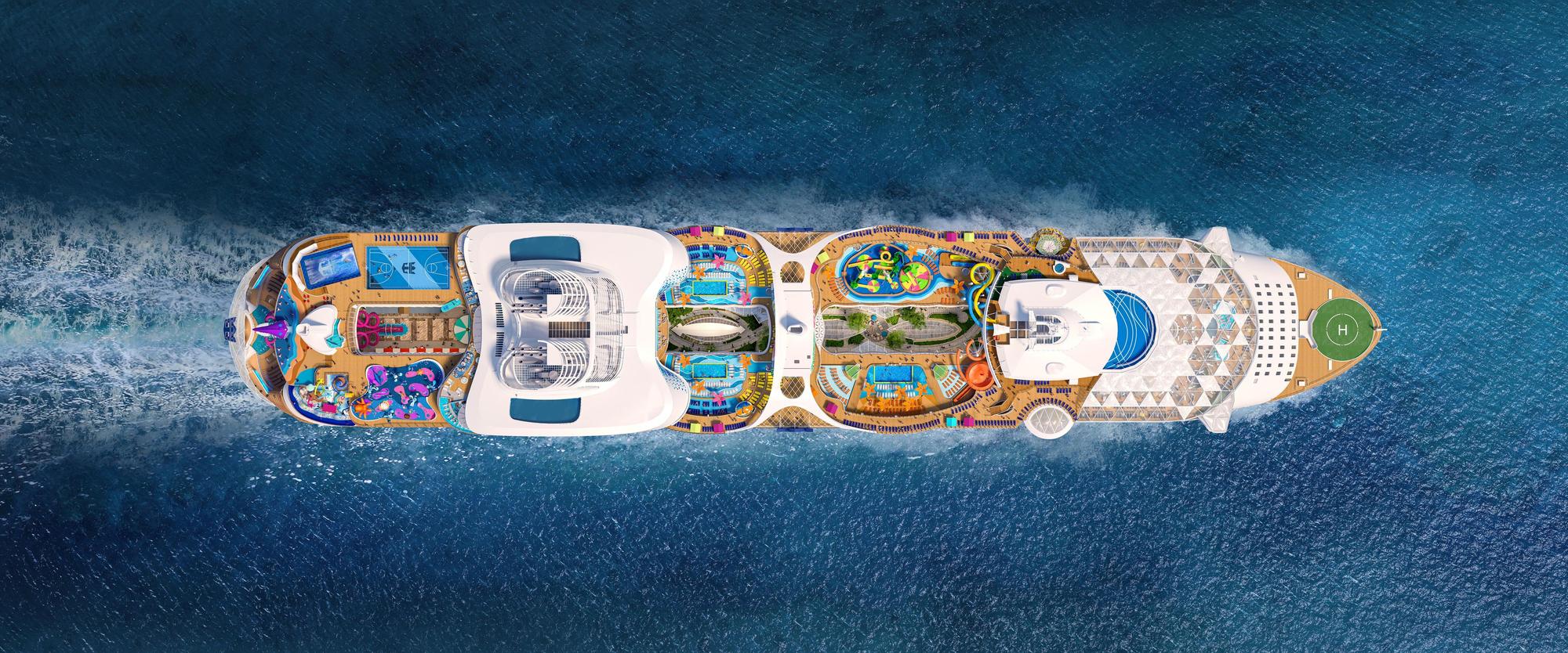 Ein Entwurf der „Utopia of the Seas“