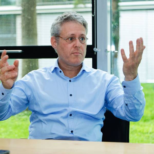 Jobst Landgrebe in der Redaktion des „Kölner Stadt-Anzeiger“