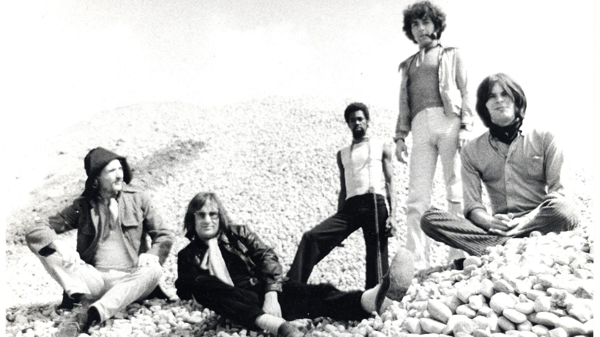 Die Kölner Band Can, in der frühen Besetzung mit Malcolm Mooney, 1968/69