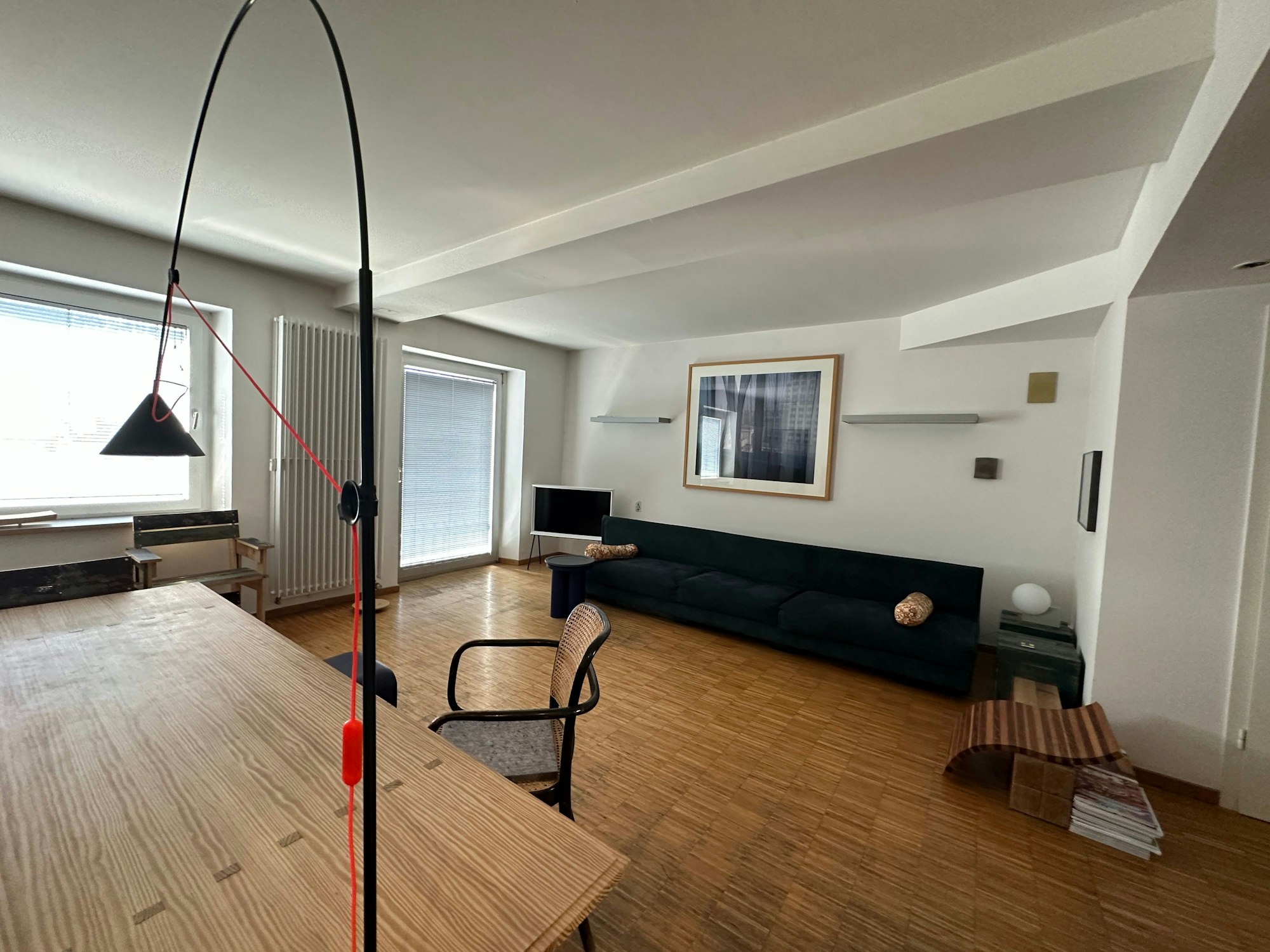 Blick in den Wohn- und Essbereich,