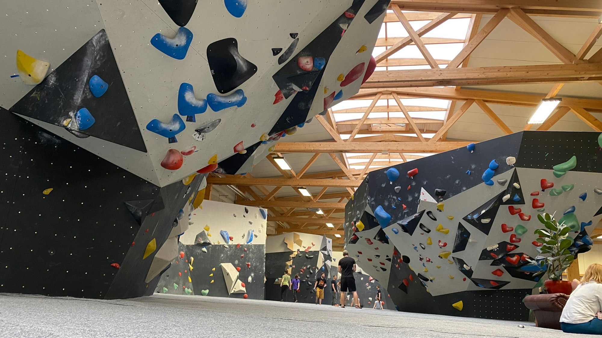 Die Prisma-Boulderhalle in Wuppertal.