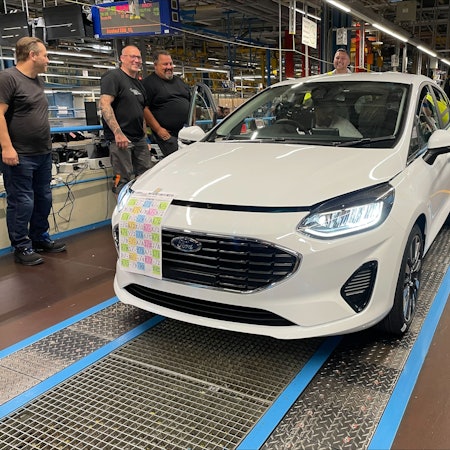 Der letzte Fiesta rollt in Köln im Ford-Werk vom Band.