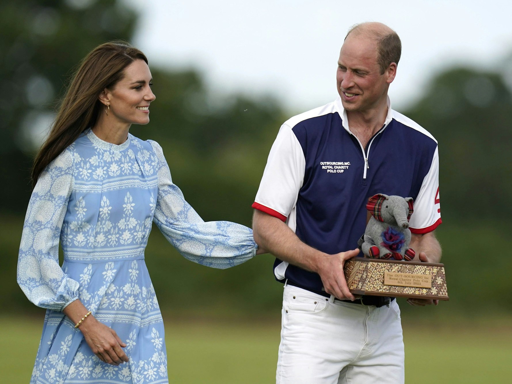 Prinzessin Kate und Prinz William beim „Royal Charity Polo Cup“.