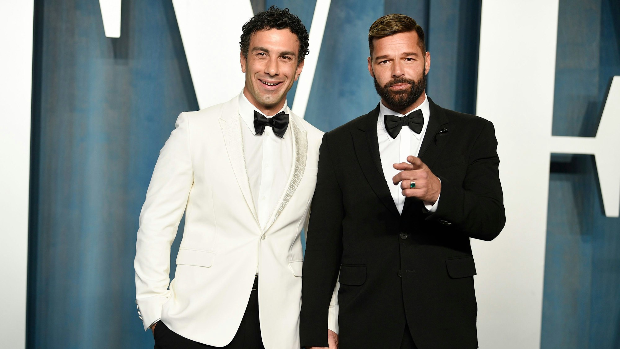 Ricky Martin (r.) und Jwan Yosef auf der Vanity Fair Oscar Party in Beverly Hills.