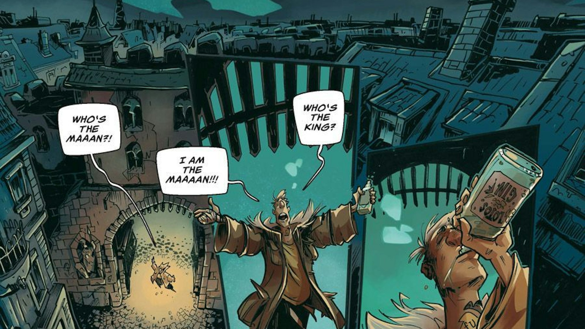 Seite aus Comic "Ein verdammter Handschlag"