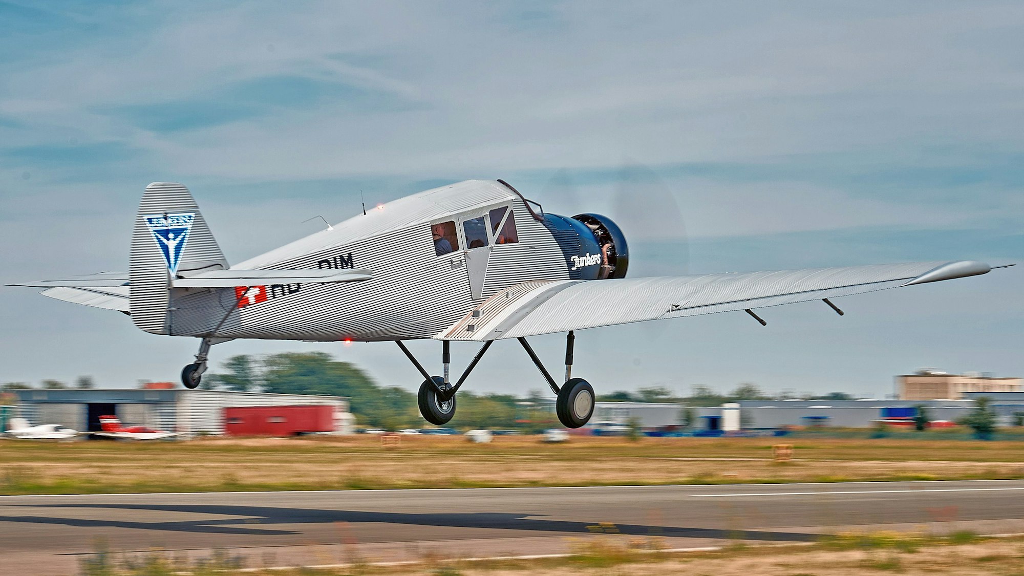 Eine Junkers F13 beim Start