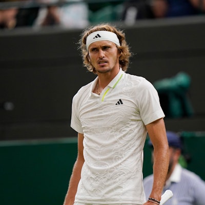 Alexander Zverev während des Matches gegen Matteo Berrettini