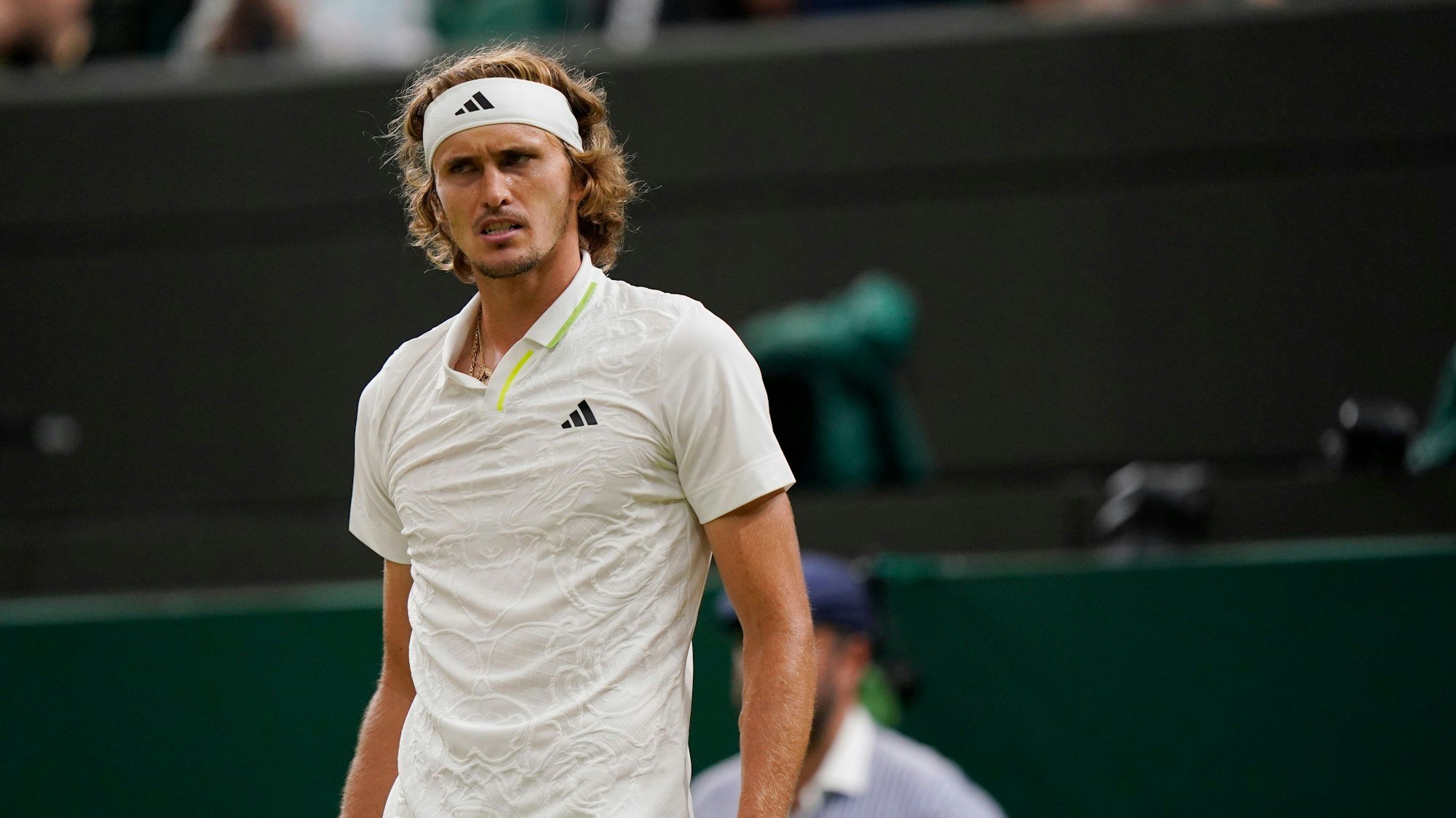 Alexander Zverev während des Matches gegen Matteo Berrettini