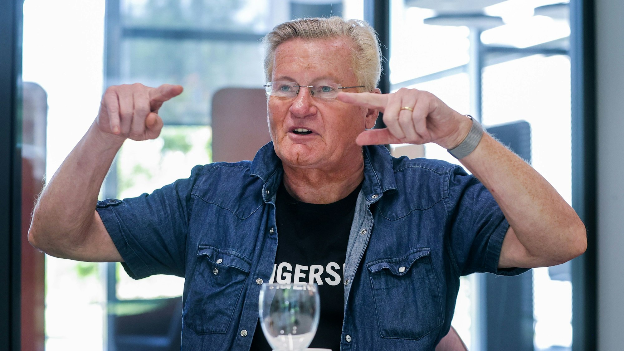 Zu Gast beim KStA: Michael Trippel, seit 25 Jahren Stadionsprecher beim 1. FC Köln.