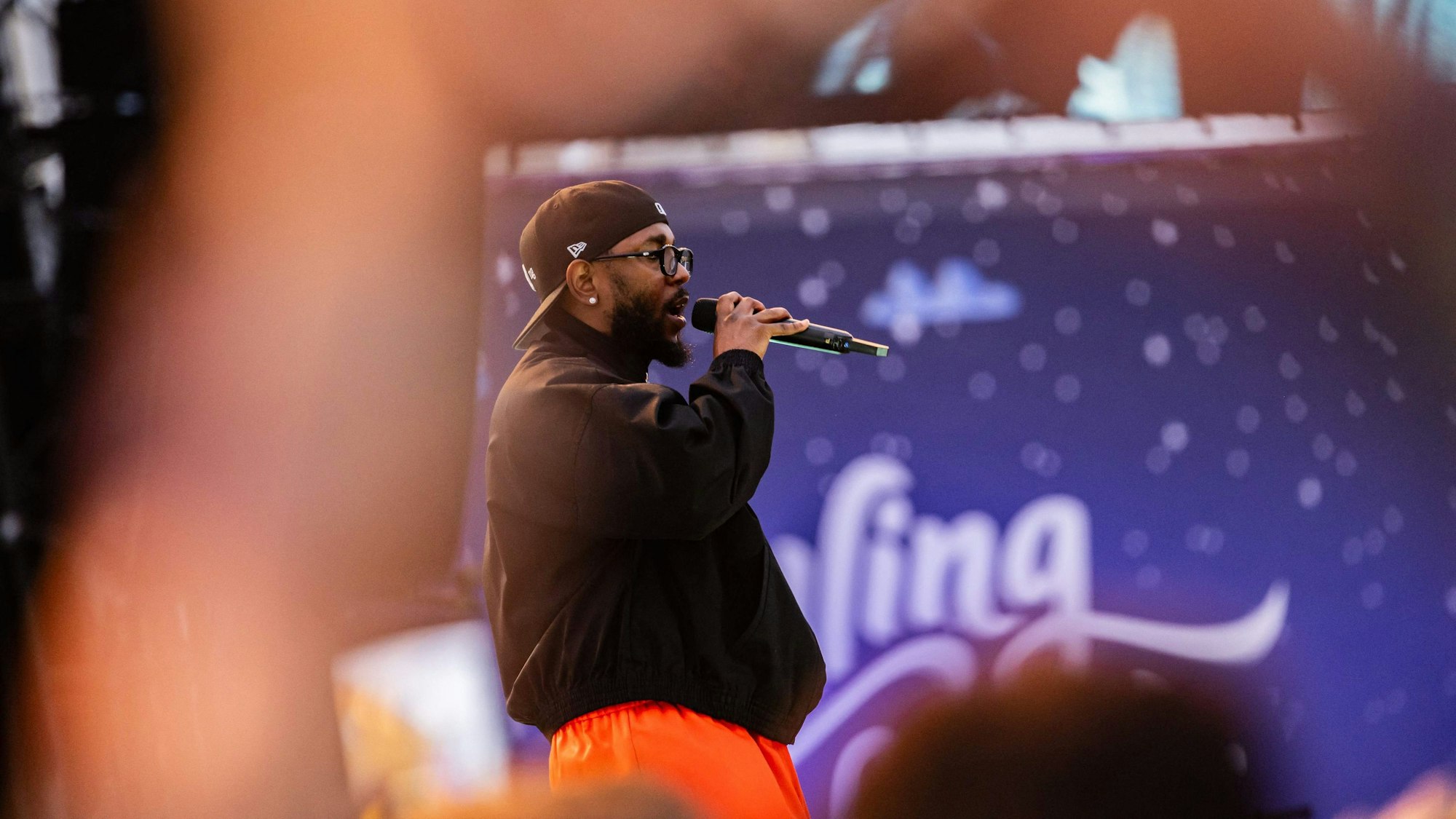 US-Rapper Kendrick Lamar performt beim Rolling-Loud-Festival in den Niederlanden.