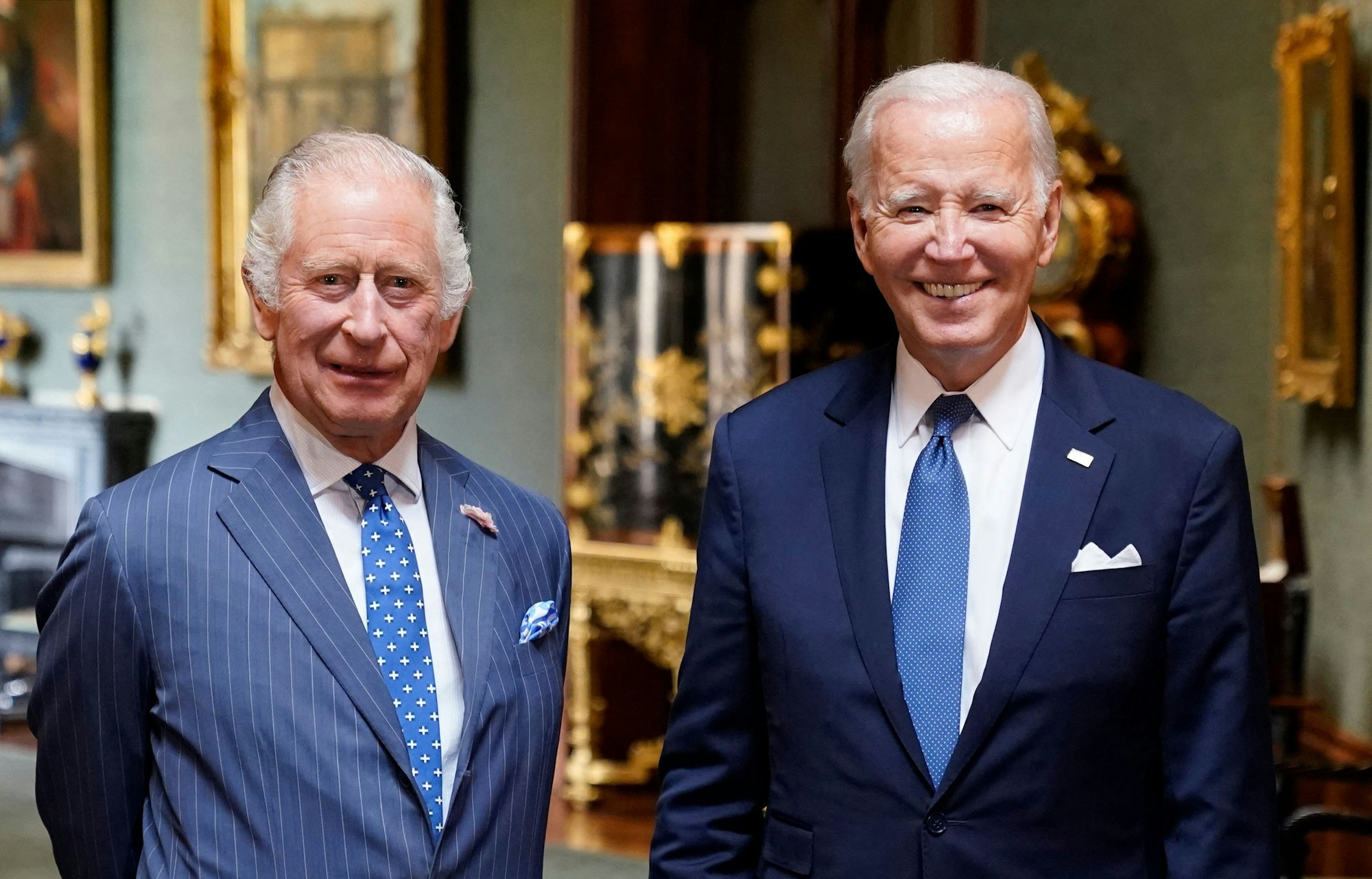 US-Präsident Joe Biden trifft in Großbritannien auf König Charles III.