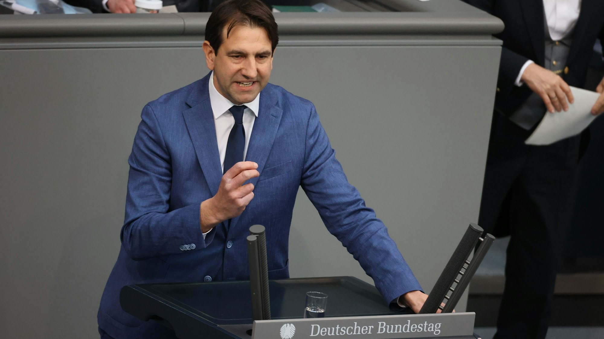 Andreas Jung, stellvertretender CDU-Vorsitzender, spricht im Bundestag zum Thema Wärmewende.