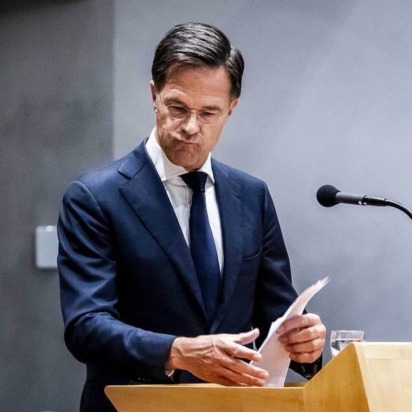Der scheidende Premierminister Mark Rutte