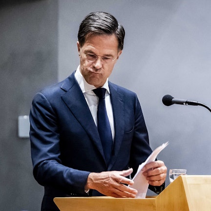 Der scheidende Premierminister Mark Rutte