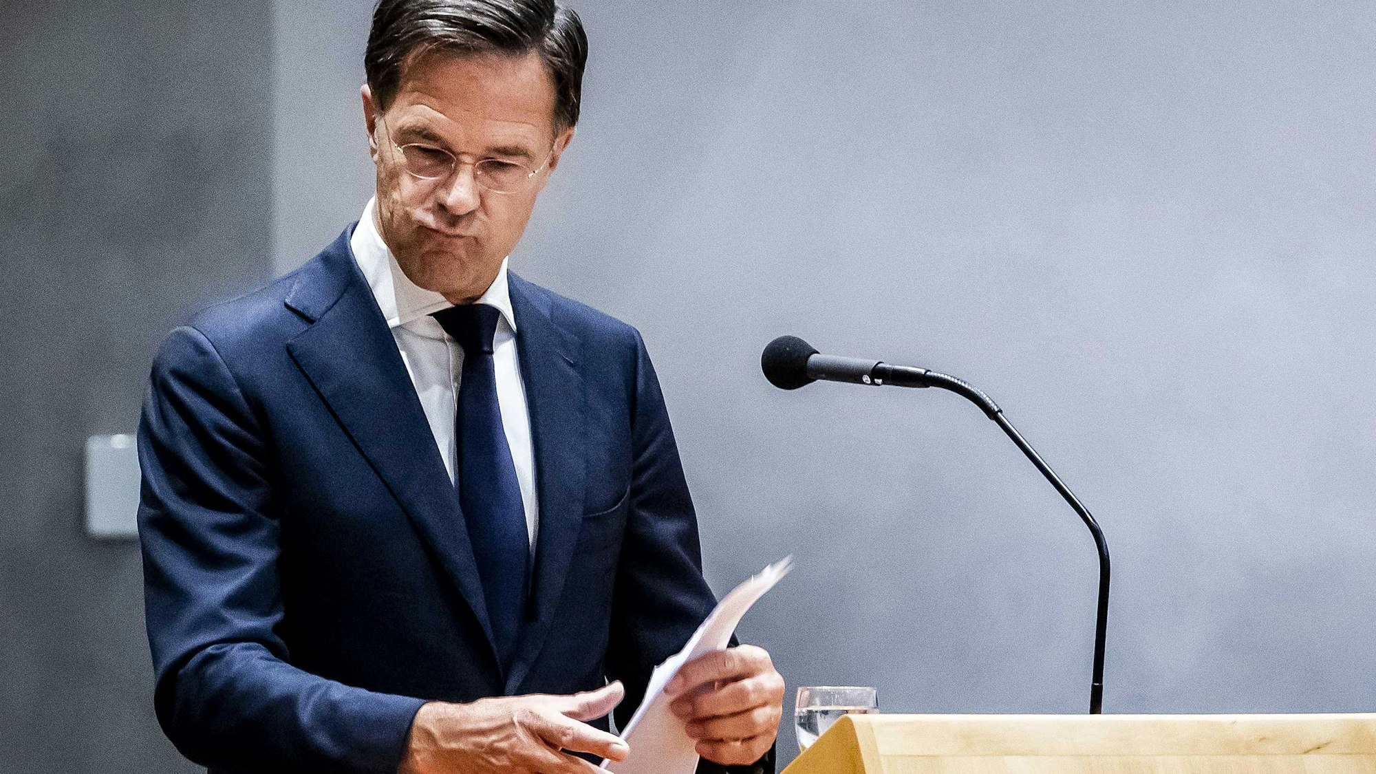 Der scheidende Premierminister Mark Rutte