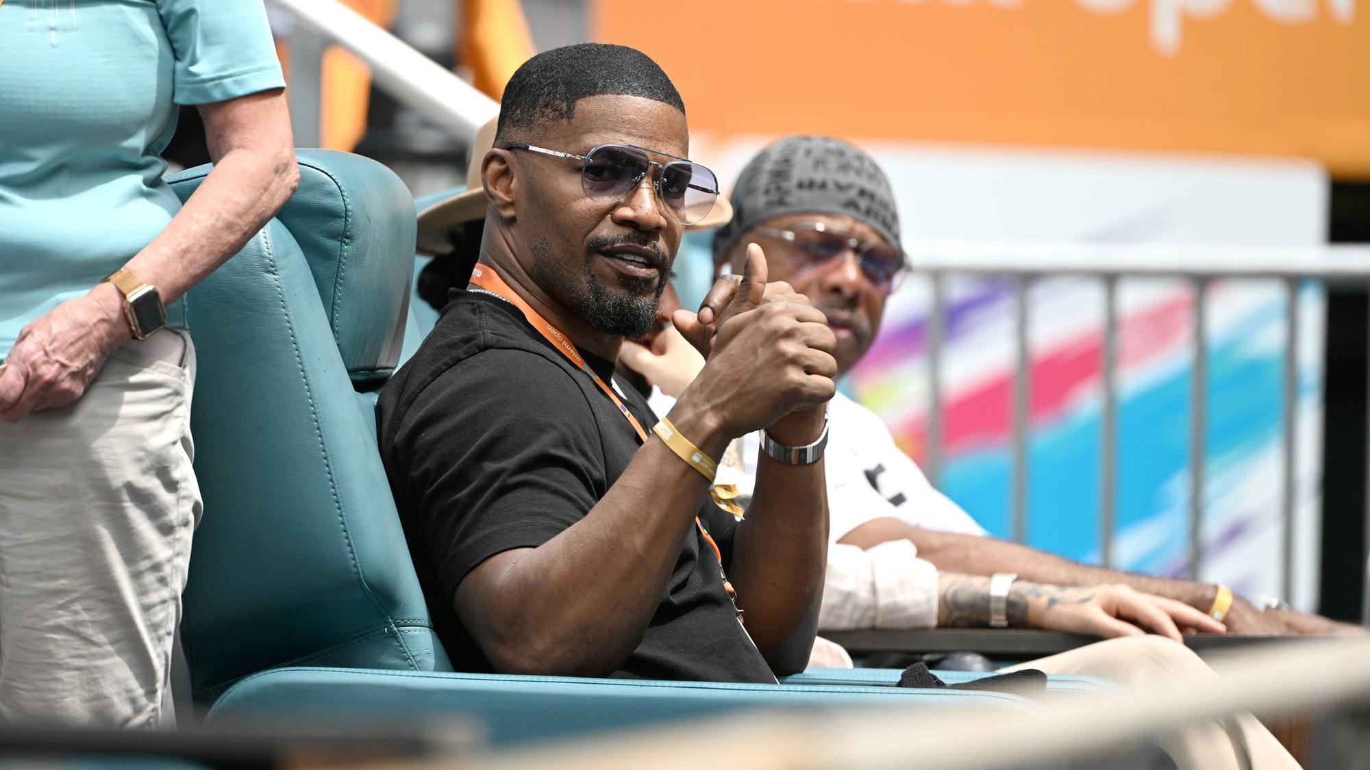 Jamie Foxx bei den Miami Open im Hard Rock Stadium.