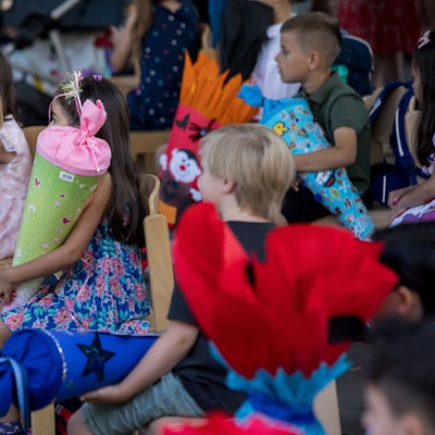 11.08.2022, Köln: Einschulung der I-Dötzchen der KGS Osteräther Straße.
Foto: Michael Bause