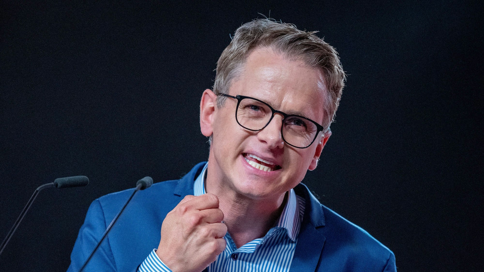 Carsten Linnemann, Stellvertretender Parteivorsitzender der CDU, spricht beim CDU-Grundsatzkonvent.