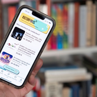Die Kulturpass-App auf einem iPhone.