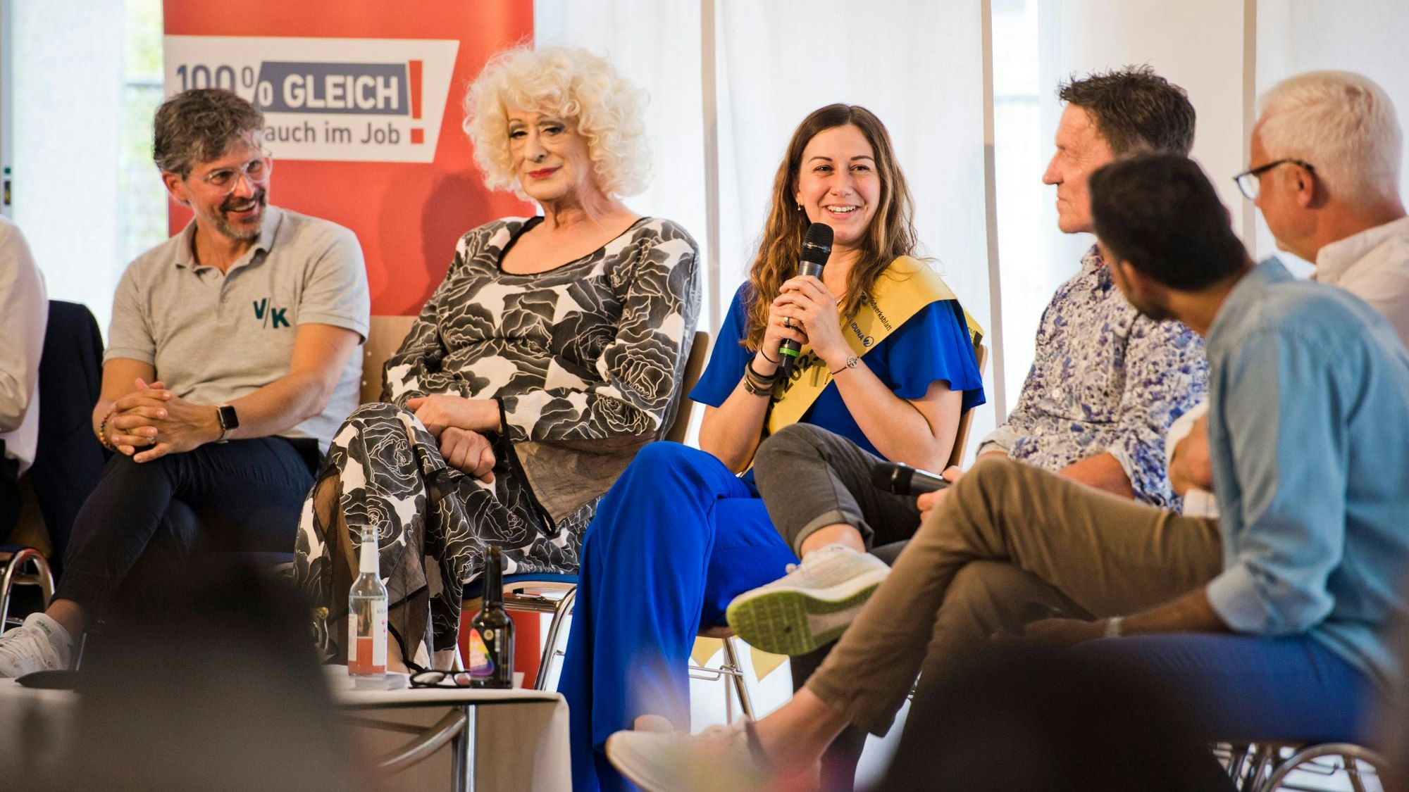 Maren Kogge, Miss Handwerk 2023, sprach Wirtschaftsempfang der Come Out Stiftung und der Regionalgruppe Köln/Bonn des Völklinger Kreises.