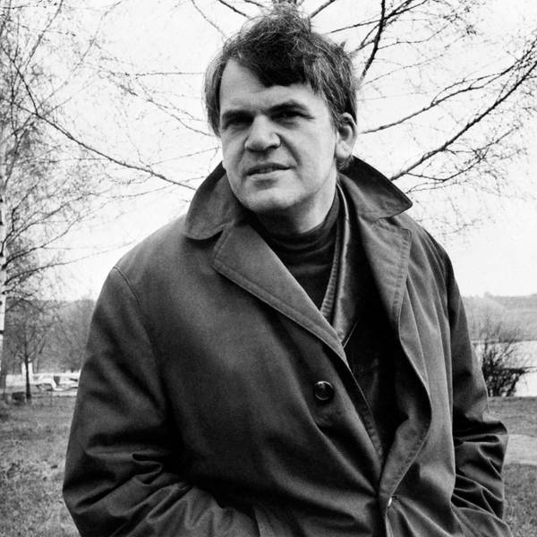 Milan Kundera im Porträt. Aufgenommen 1973.