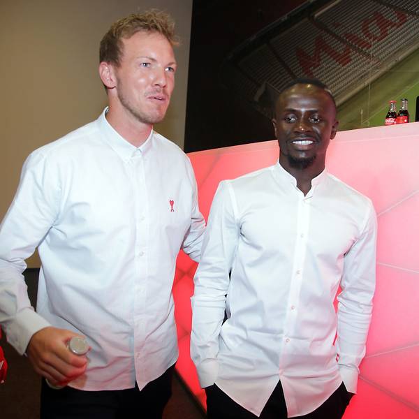 Julian Nagelsmann (l.) und Sadio Mané