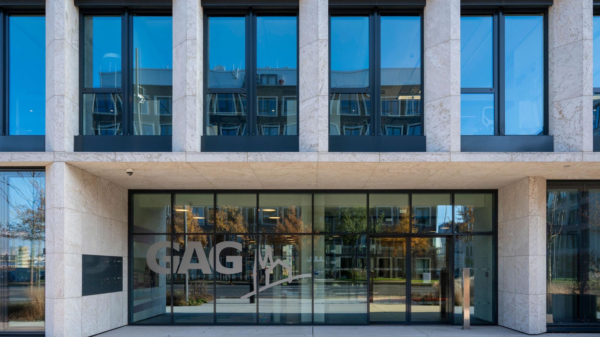 Die Hauptverwaltung der GAG in der Straße des 17. Juni