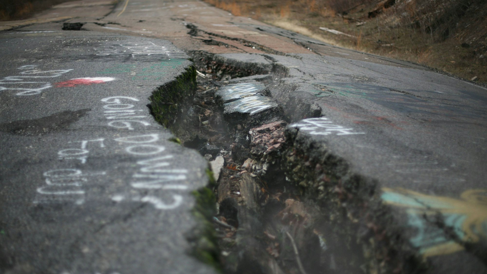 Straße in Centralia
